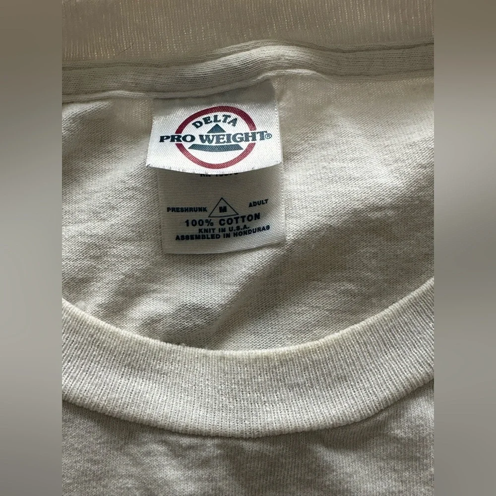 Y2K Vintage Dragon & Panther Yin Yang Graphic Tee Delta Pro Weight - Picture 9 of 9